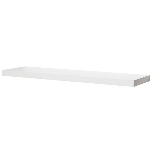 Floating Shelf White Matt 900 x 240 x 38mm Homebase