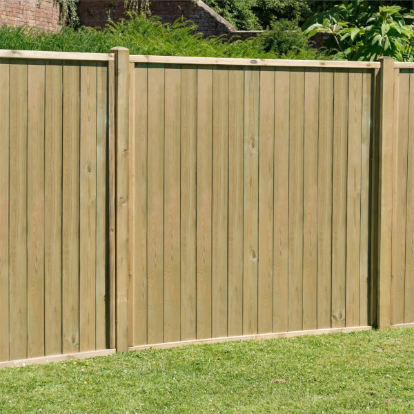 Forest Vertical Tongue & Groove Fence Panel 6ft Pack of 5 Homebase
