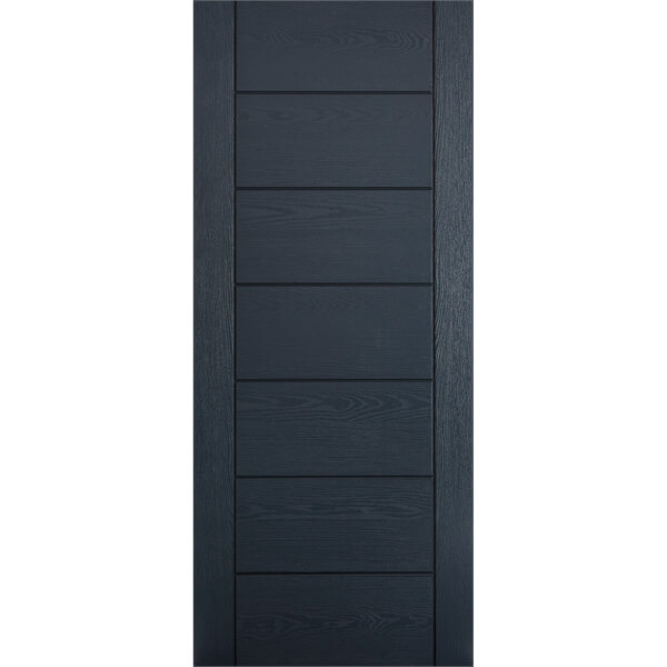 Modica External Anthracite Grey GRP Door 813 x 2032mm Homebase