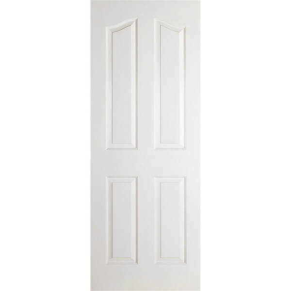 Mayfair Internal Primed White 4 Panel Door 762 x 1981mm Homebase