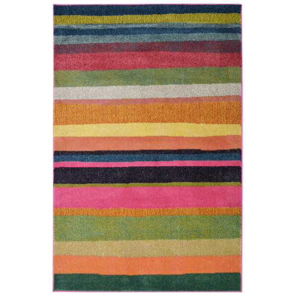 Villa Bold Stripe Rug 120 x 170cm Homebase