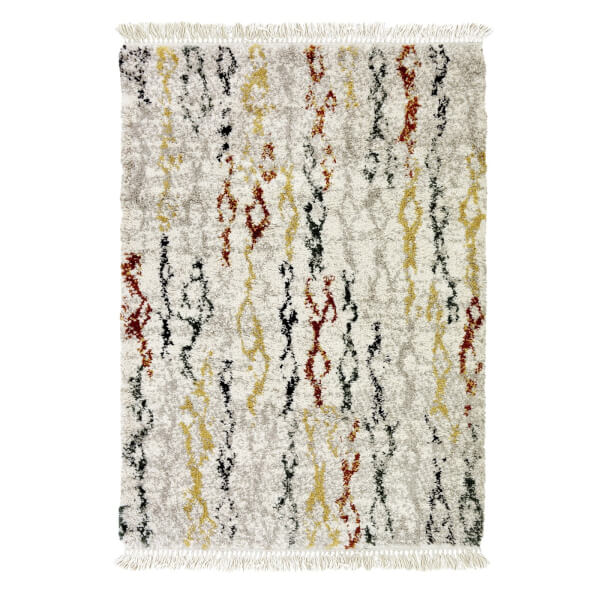 Safi Fringed Souk Multi Rug 120 x 170cm Homebase