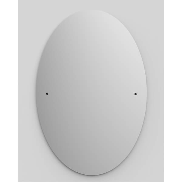 Oval Drilled Mirror 45x30cm Homebase