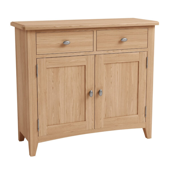 Kea 2 Door 2 Drawer Sideboard Oak Homebase