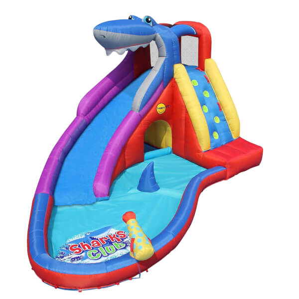 Happy Hop Sharks Club Bouncer / Bouncy Castle with Slide ...