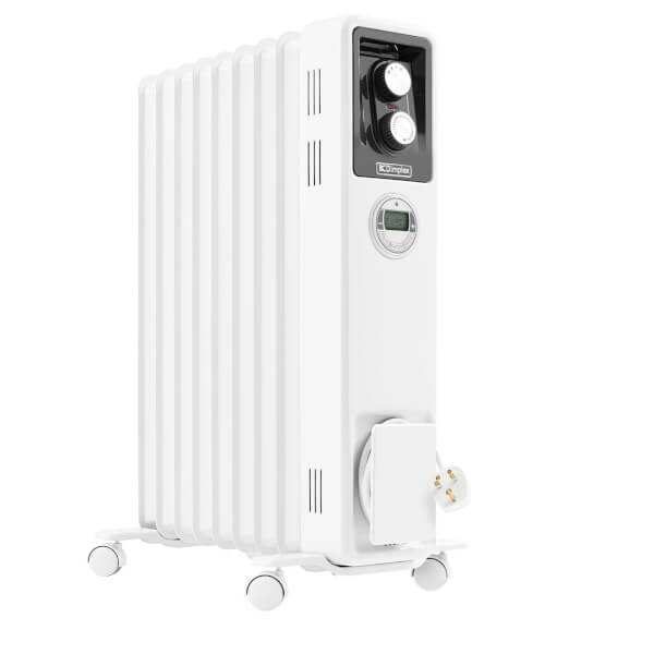Dimplex 2kW Oil Free radiator with 24 hour timer White Homebase