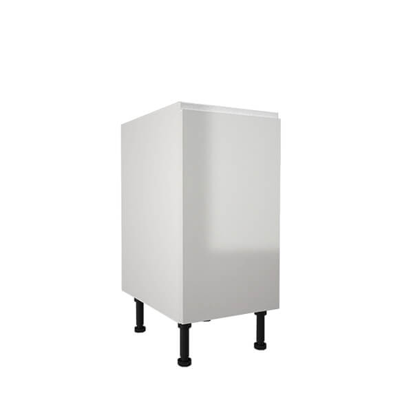Handleless White Gloss 400mm Base Unit Homebase