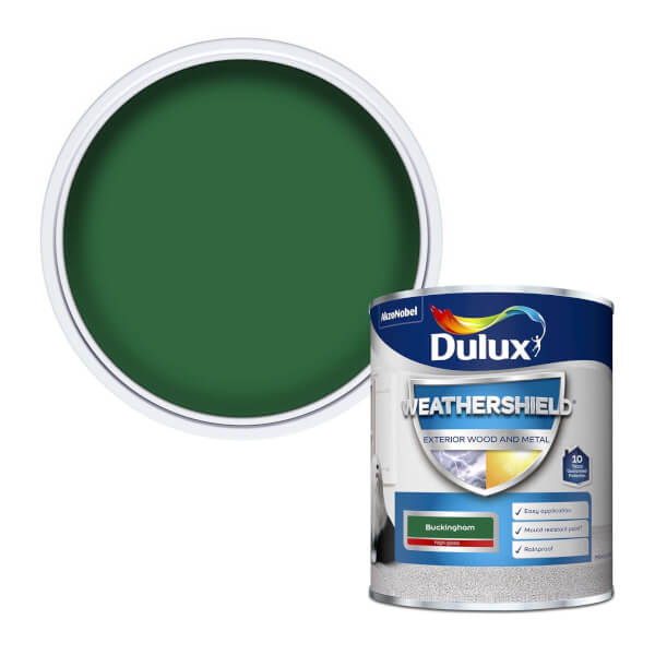 Dulux Weathershield Exterior Gloss Paint Buckingham 750ml Homebase