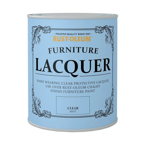 RustOleum Furniture Lacquer Matt 125ml Homebase