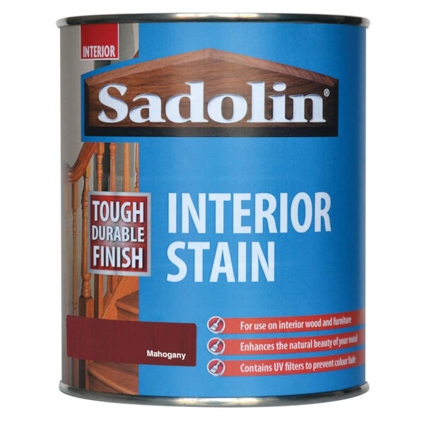 Sadolin Interior Stain Mahogany 750ml Homebase