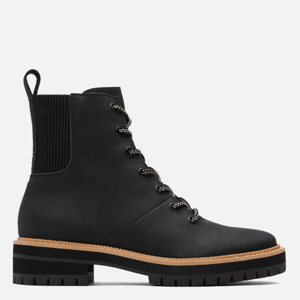 Frankie Water Resistant Leather Lace Up