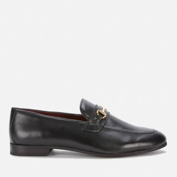 Terry Trim Leather Loafers