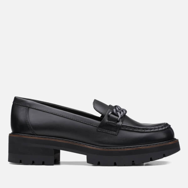 Orianna Edge Chain Leather Loafers