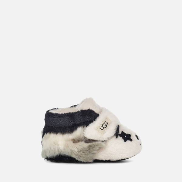 Baby Bixbee Panda Faux Shearling Slippers