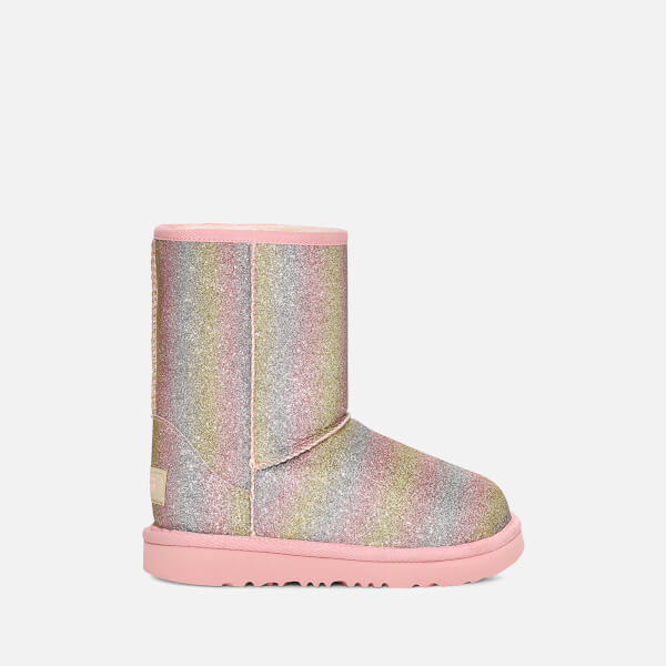 Kids’ Classic II Glittered Faux Suede and Faux Shearling