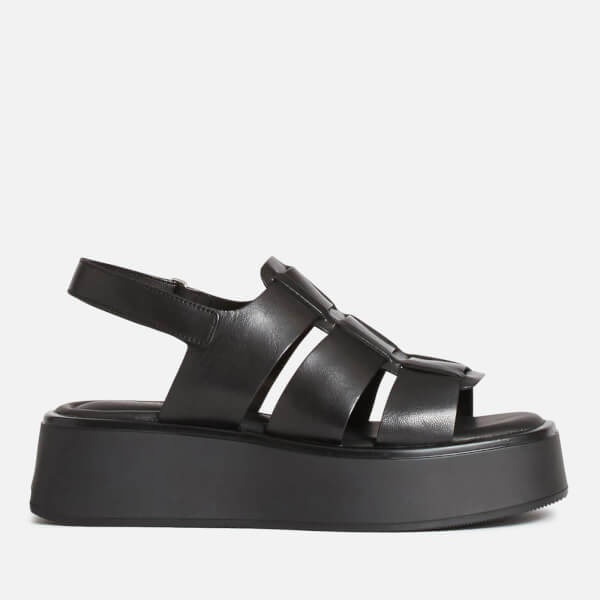 Courtney Strapped Leather Sandals