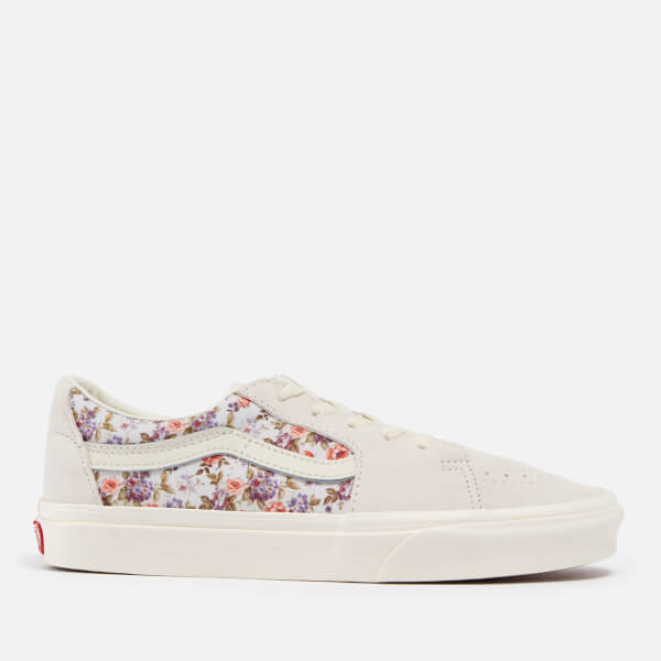 Sk8 Floral-Print Suede and Canvas