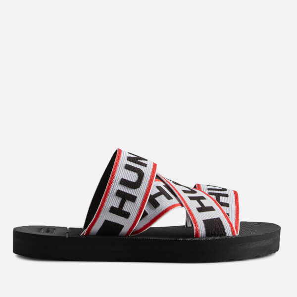 Logo Rubber and Elastic-Blend Crossover Sandals