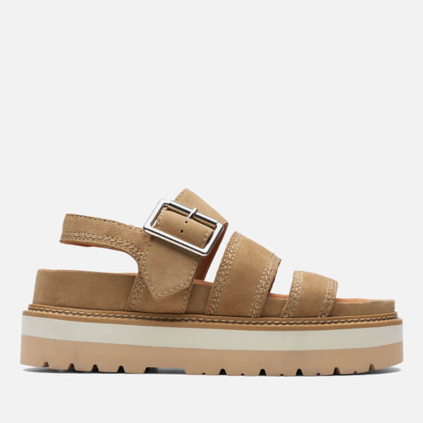 Orianna Over Chunky Suede Sandals