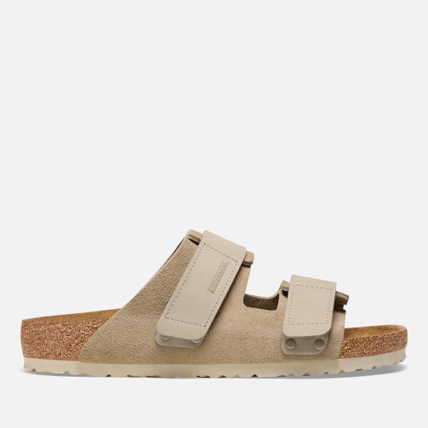 Uji Suede Double Strap Sandals
