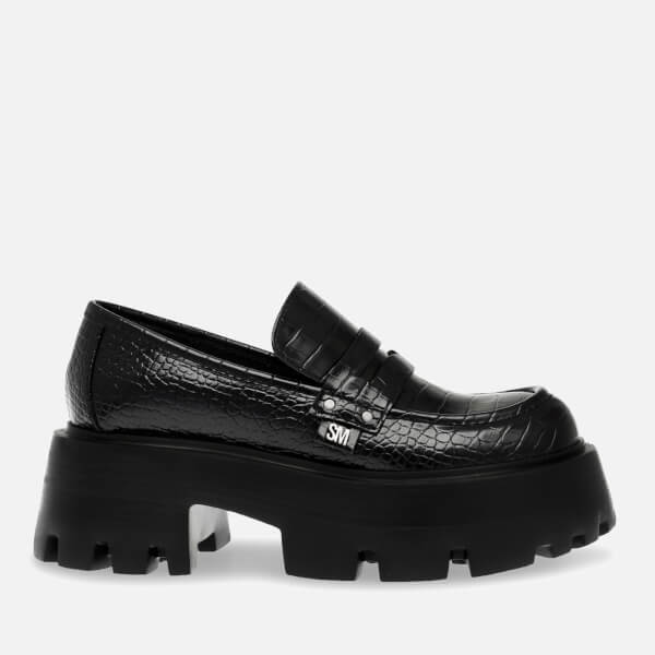Madlove Croco Faux Leather Loafers