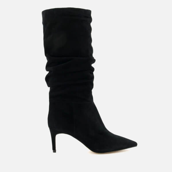 Slouch Faux Suede Heeled