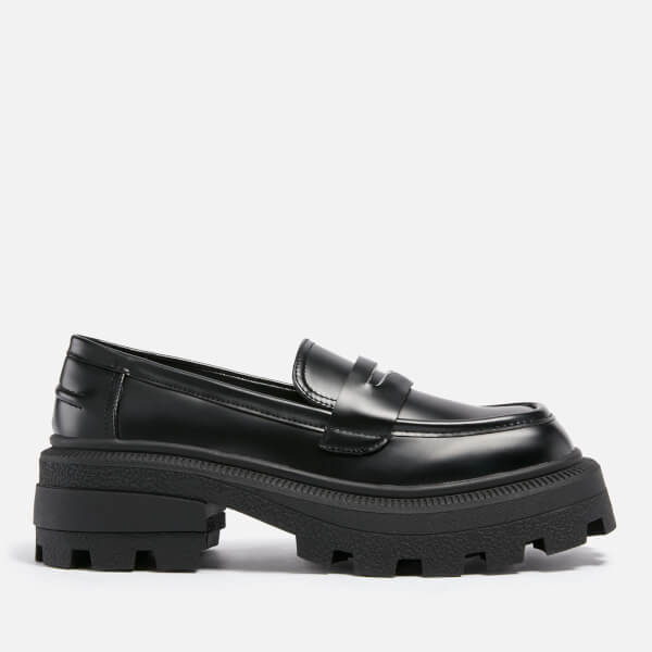 Aspha Faux Leather Loafers