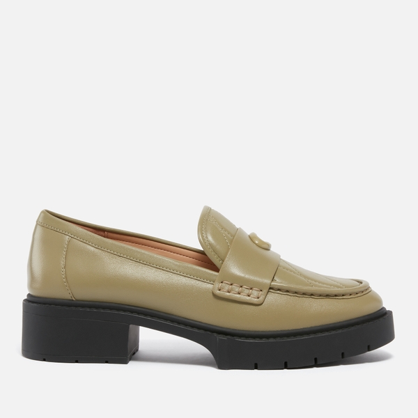Leah Quilted Leather Loafers
