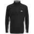 Trespass Men's Tron AirTrap100 1/2l Zip 2 Tone Fleece Jumper - Black Trespass Men's Tron AirTrap100 1/2l Zip 2 Tone Fleece Jumper - Black