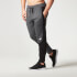 Men's Panelled Slimfit Sweatpants with Zip - Charcoal Men's Panelled Slimfit Sweatpants with Zip - Charcoal