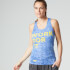 Women's Burnout Vest, Blue Women's Burnout Vest, Blue