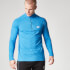 Myprotein Men's Performance Long Sleeve 1/4 Zip Top - Blue Marl Myprotein Men's Performance Long Sleeve 1/4 Zip Top - Blue Marl