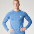 Myprotein Men's Performance Long Sleeve Top - Blue Marl Myprotein Men's Performance Long Sleeve Top - Blue Marl