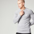 Myprotein Men's Performance Long Sleeve Top - Grey Marl Myprotein Men's Performance Long Sleeve Top - Grey Marl