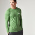 Myprotein Men's Performance Long Sleeve Top - Green Marl Myprotein Men's Performance Long Sleeve Top - Green Marl