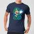 Nintendo Super Mario Luigi Kanji Men's T-Shirt - Navy Nintendo Super Mario Luigi Kanji Men's T-Shirt - Navy