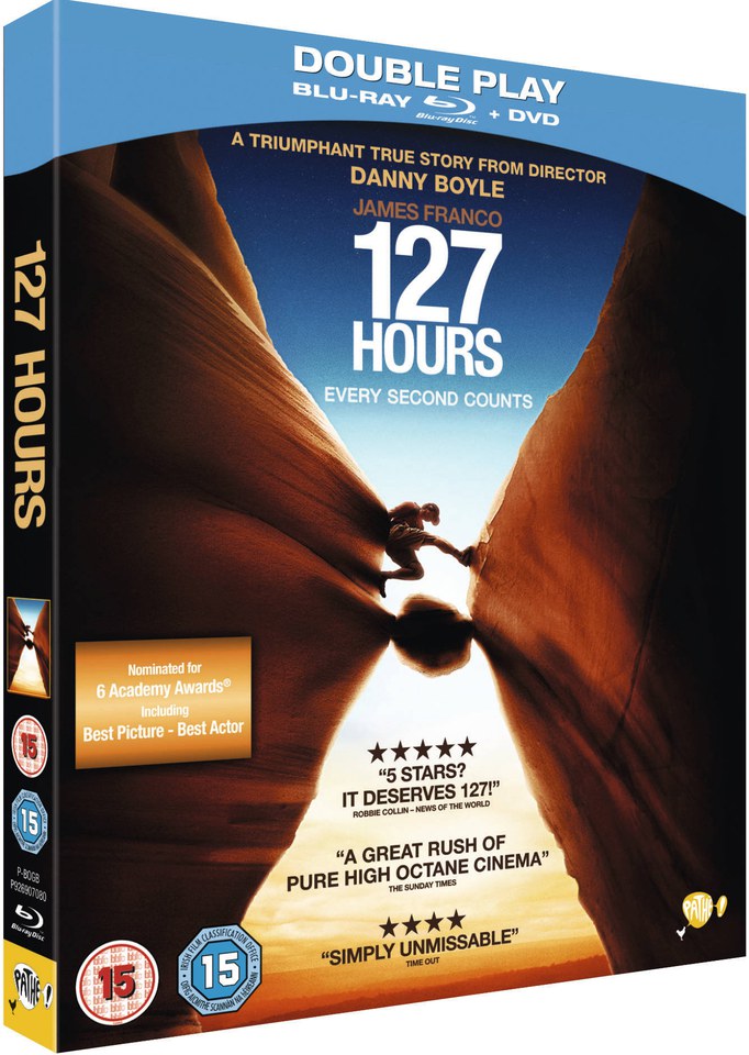 127 Hours: Double Play (Includes Blu-Ray and DVD Copy) Blu-ray | Zavvi.com