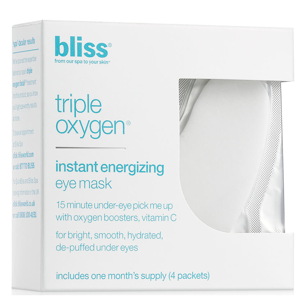 bliss Triple Oxygen Instant Energizing Eye Mask