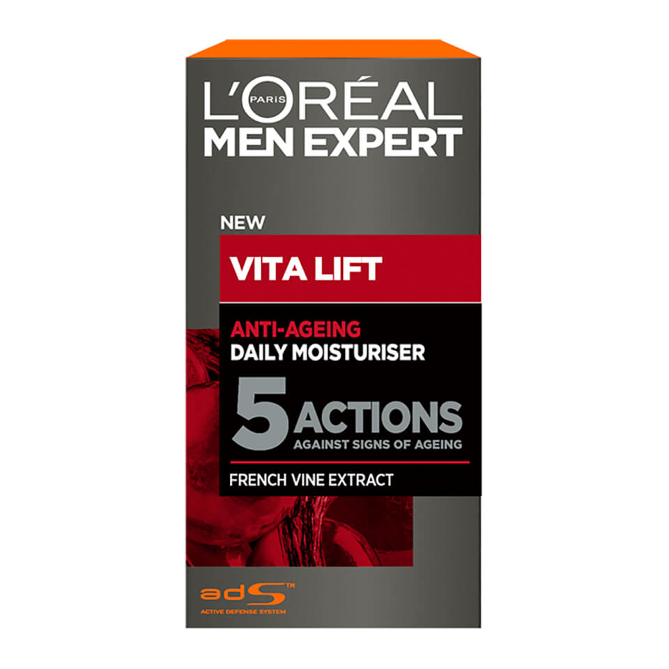 L Oreal Paris Men Expert Vita Lift 5 Daily Moisturiser 50ml Lookfantastic Find many great new & used options and get the best deals for l'oréal paris a5870600 expert vita lift 5 50ml men's moisturizer at the best online prices at ebay! l oreal paris men expert vita lift 5 daily moisturiser 50ml