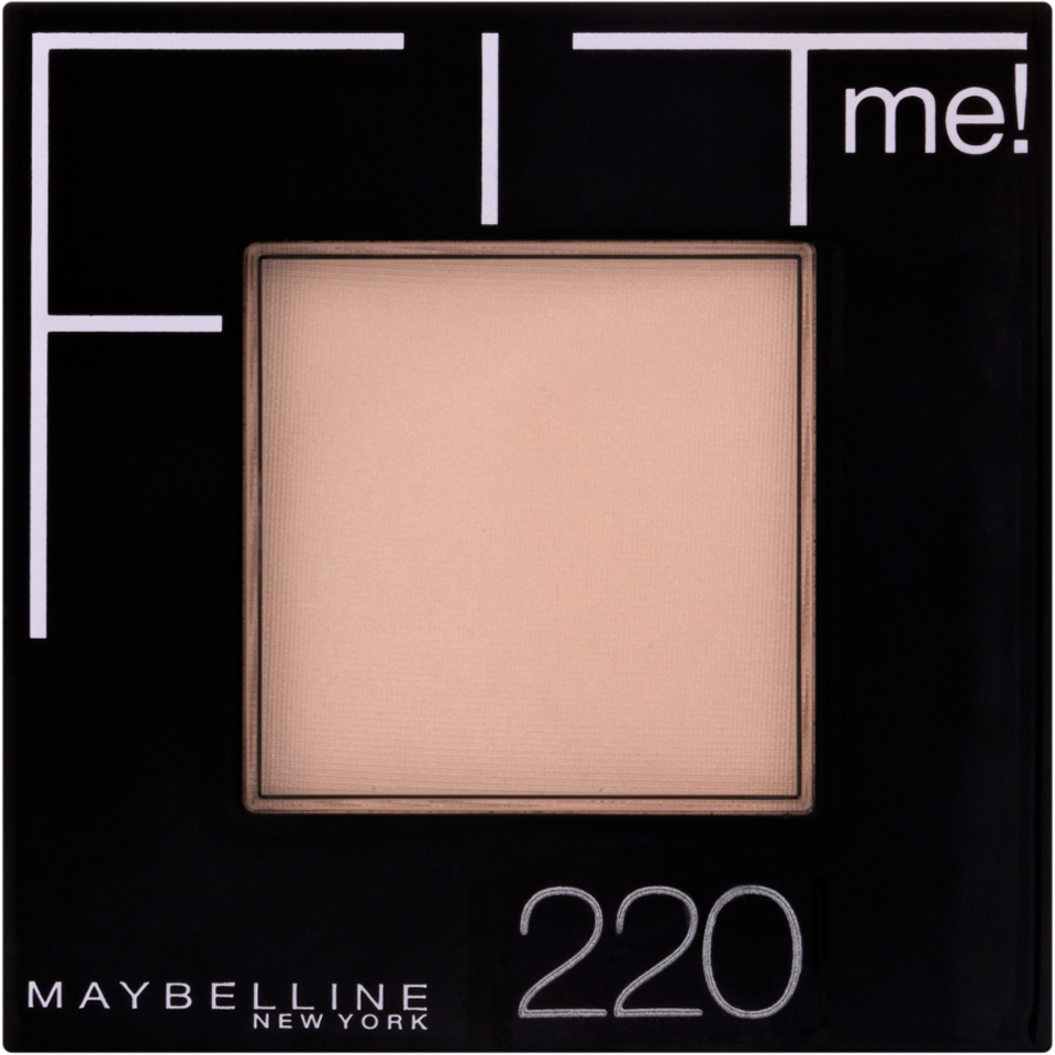 Maybelline Fit Me! Pressed Powder 220 Natural Beige 9g Free Shipping Lookfantastic