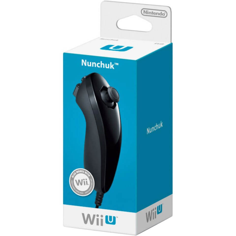 Wii Nunchuk (Black) Nintendo Official UK Store
