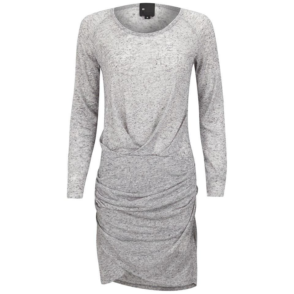 Six Ames Women's Ulyssa Jersey Dress - Grey Marl - Free UK Delivery ...