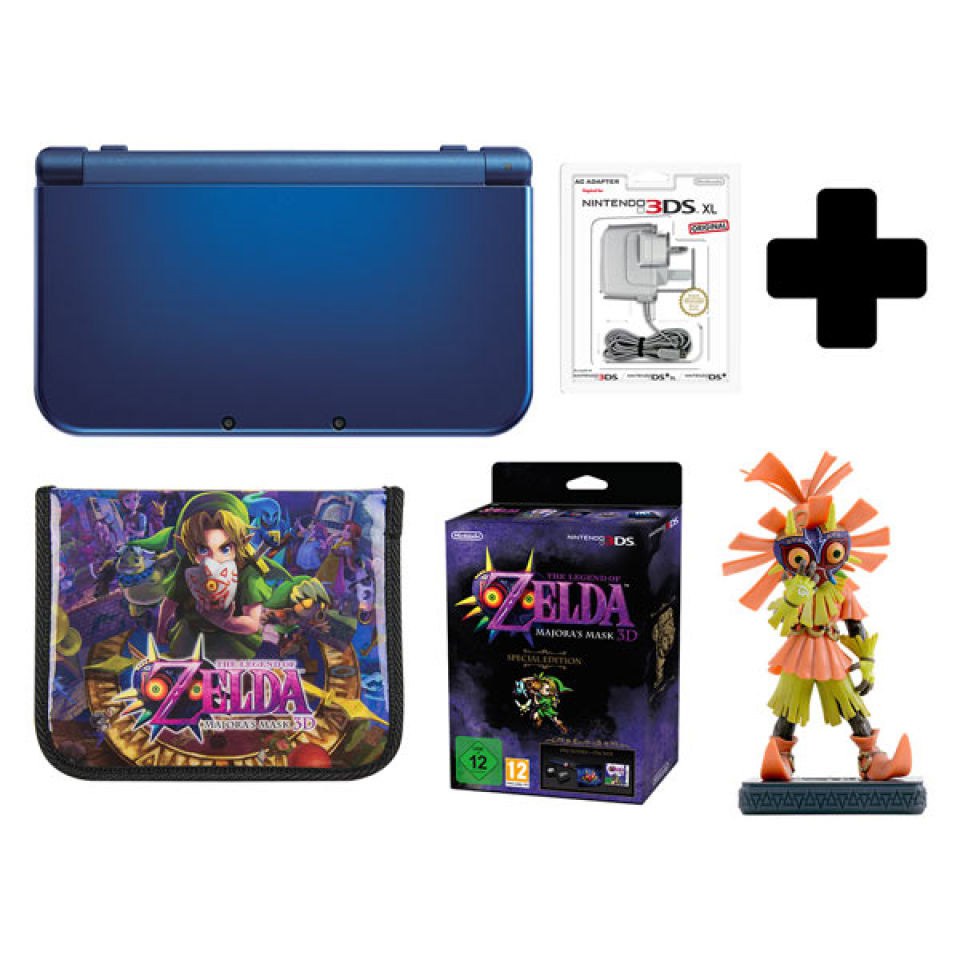 New Nintendo 3DS XL Metallic Blue + Majoras Mask 3D Special Edition