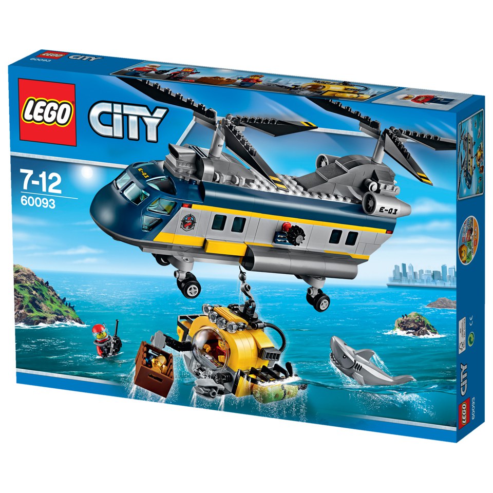 LEGO City: Deep Sea Helicopter (60093) Toys | TheHut.com