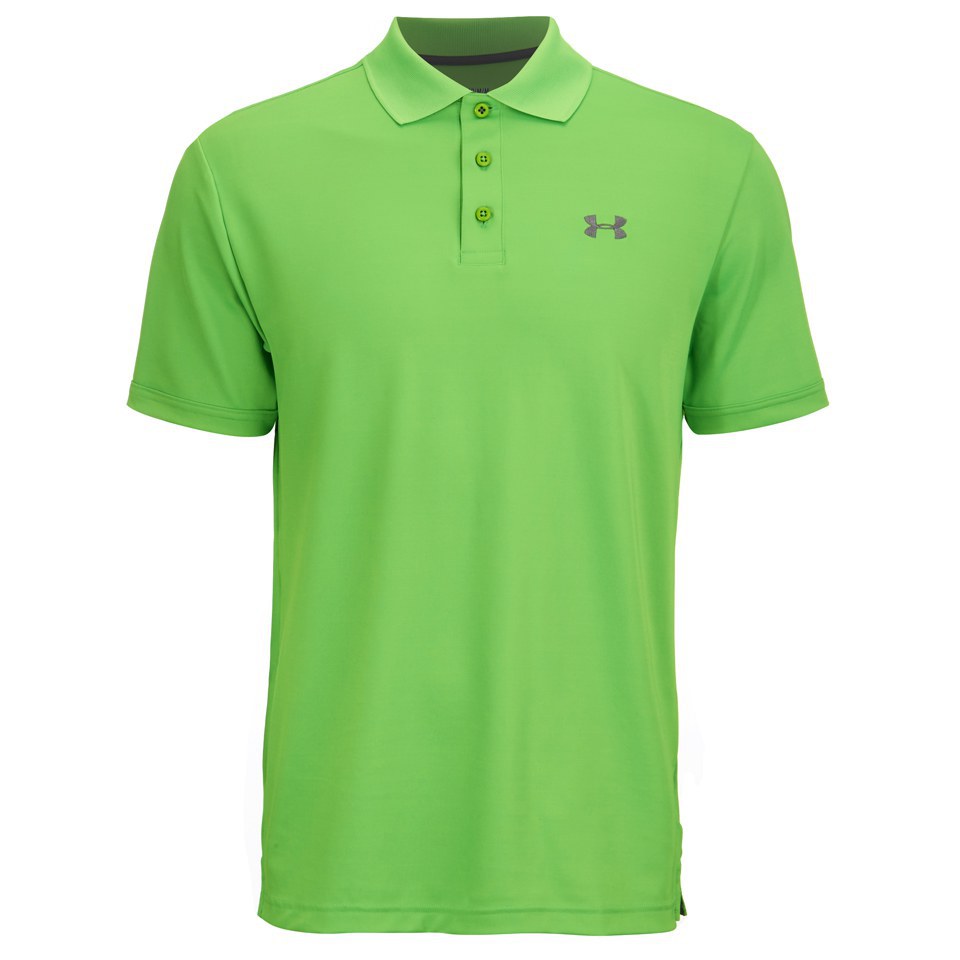 green under armour polo shirt