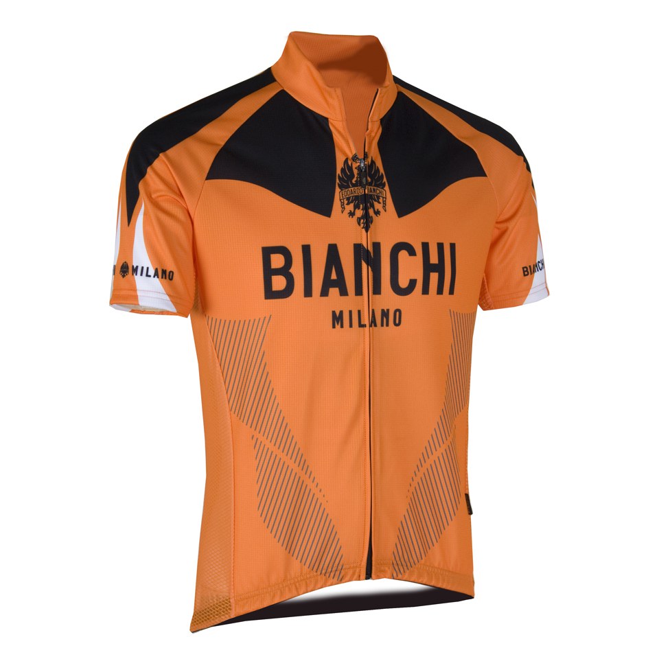 Bianchi Huerva Short Sleeve Jersey - Orange | ProBikeKit UK