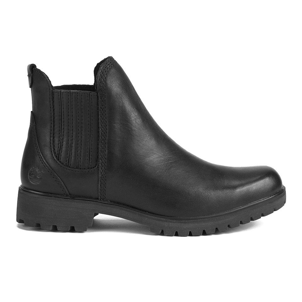 Timberland Women's Lyonsdale Leather Chelsea Boots - Black Smooth ...