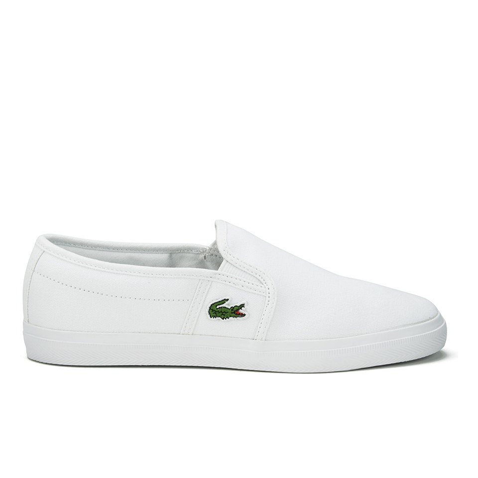 Lacoste Women's Gazon Sport HTB Canvas Slip-on Pumps - White Womens ...