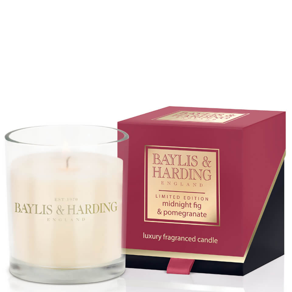 UPC 017854065000 product image for Baylis & Harding Mosaic Midnight Pomegranate and Elderflower Single Wick Candle | upcitemdb.com