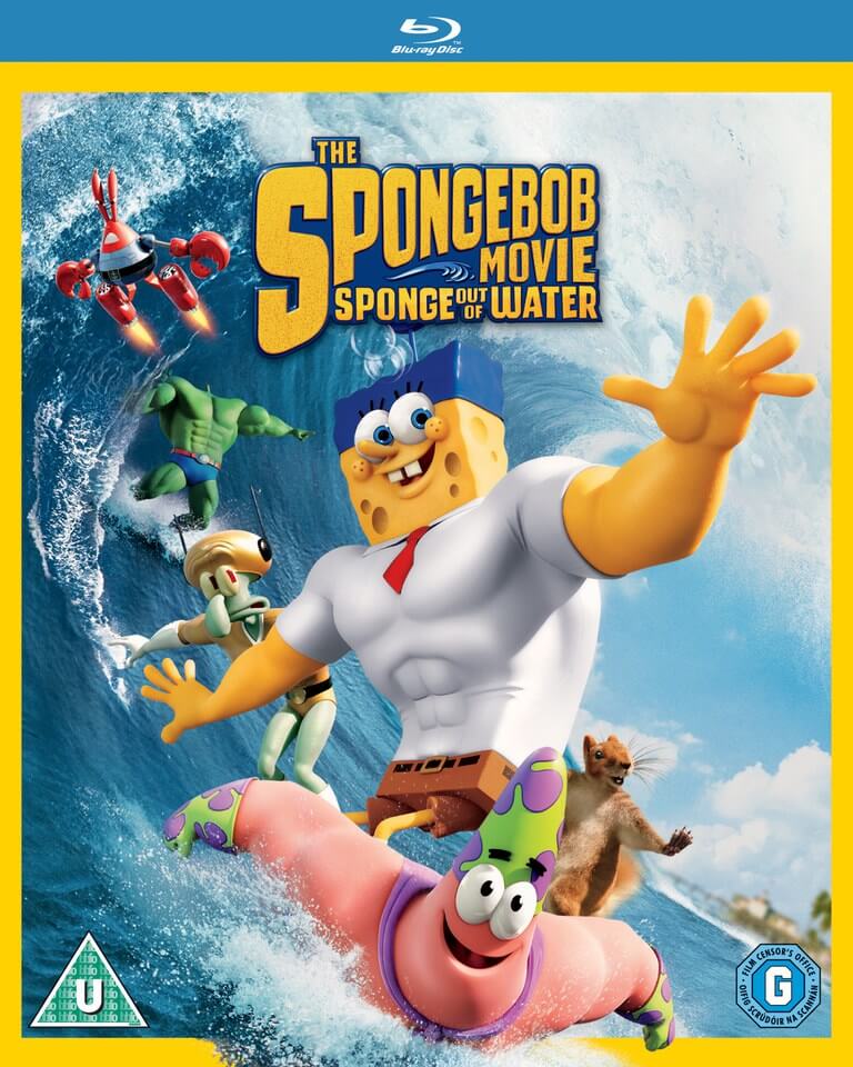 The Spongebob Movie: Sponge Out of Water Blu-ray - Zavvi UK